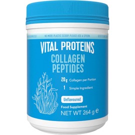 Vital Proteins Collagen Peptides Powder Supplement (Type I, III), Unflavoured Hydrolyzed Collagen-Hair, Skin, Nail Support Supplement, Paleo, gluten free, Non-GMO, 20g per Serving 264g Canister, 1Pack