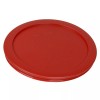 Pyrex 7201-PC 4 Cup Dark Red Round Plastic Lid 3PK
