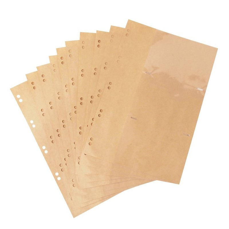 Nakabayashi TER-L3Y-140-Y Binder Type Pocket Album Terracotta, 3 Tier Large,
