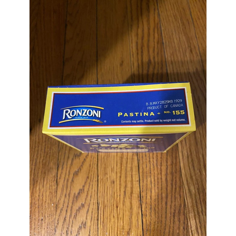 RONZONI PASTA No. 155 PASTINA One 12 Oz. Box Good