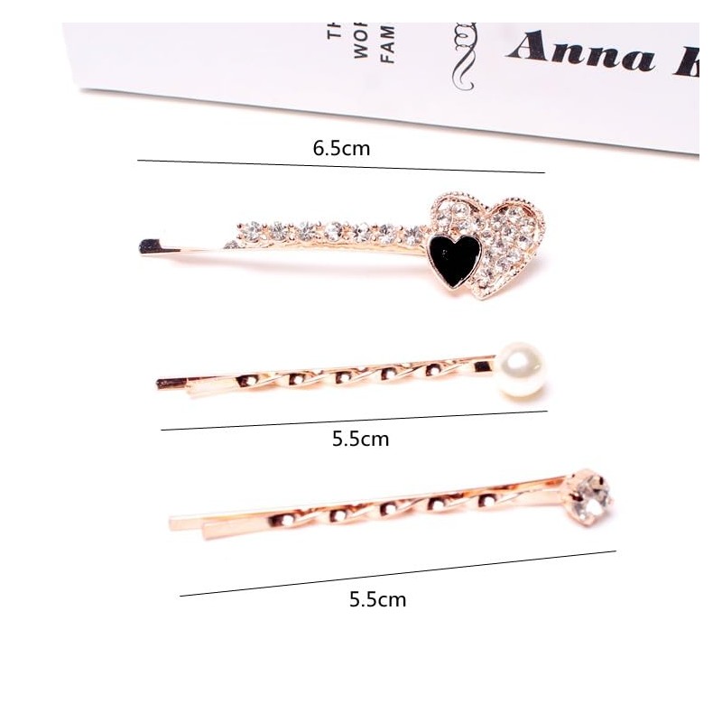 Hair Clips Hair Barrette Set of 3 Office Hair Clips