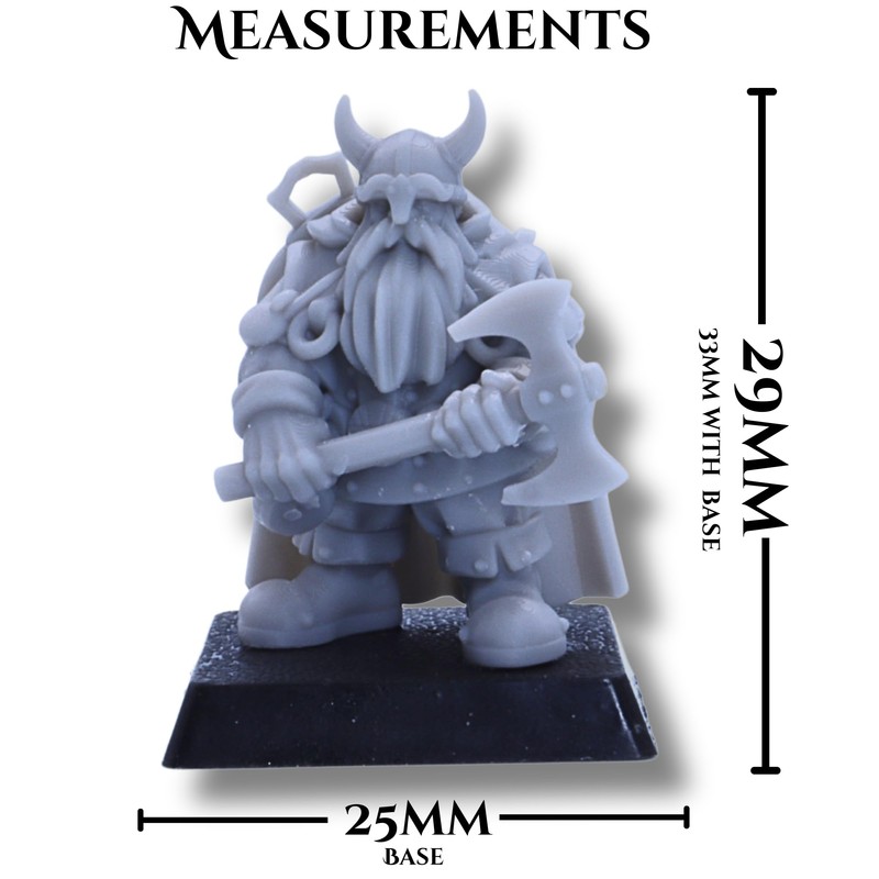 Forged Terrain Fantasy Dwarf Rangers Miniature 32mm Tabletop Games Fantasy
