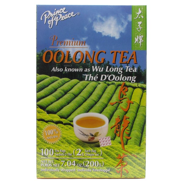 Prince of Peace Premium Oolong Tea 100 tea bags (Pack of 4)