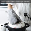 4Pcs Oven Mitts and Pot Holders, Heat Resistant Oven Mitts