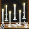 Flameless Candles with Remote Timers for Window 6PCS Battery Window