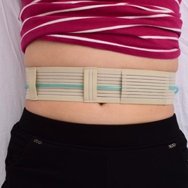 FOMIYES Peritoneal Dialysis Belt: Breathable Abdominal Catheter Belt Abdominal Dialysis Strap Secure Peg Feeding Tube Holder Belly Band Supplies for PD Dialysis Patient L