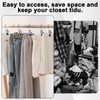 60 clamping hooks, 360° rotatable boot clips, with non-slip, soft