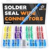 ZIPCCI 180Pcs Solder Seal Wire Connectors - Heat Shrink Butt