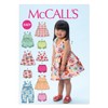 McCall Pattern Company M6944 Toddlers' Top, Dresses, Rompers and Panties,