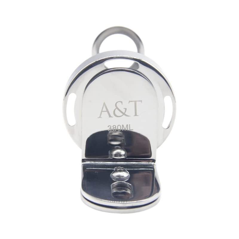 380ml Wall Mounted Single Chrome Silver dispenser bracket Ideal for