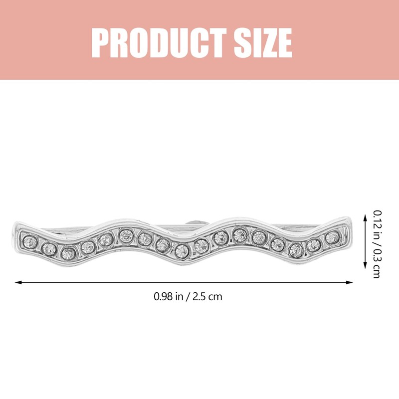 KOMBIUDA 4pcs Watch Strap Charms Decorative Rings Loops for Bands