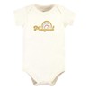 Hudson Baby Unisex Baby Cotton Bodysuits, Magical Rainbow 3-Pack, 0-3