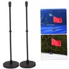 CAXUSD 2pcs Magnetic Car Flagpole Holder Durable Suction Cup Flag