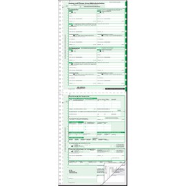 Sigel MA441 Payment Orders for Automatic Processing Carbonless 25 (2 x 2 Sheets – A4 Size