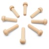 Wooden Axle Pegs, Perfect for Wooden Toy Wheels, Crafting, Woodworking