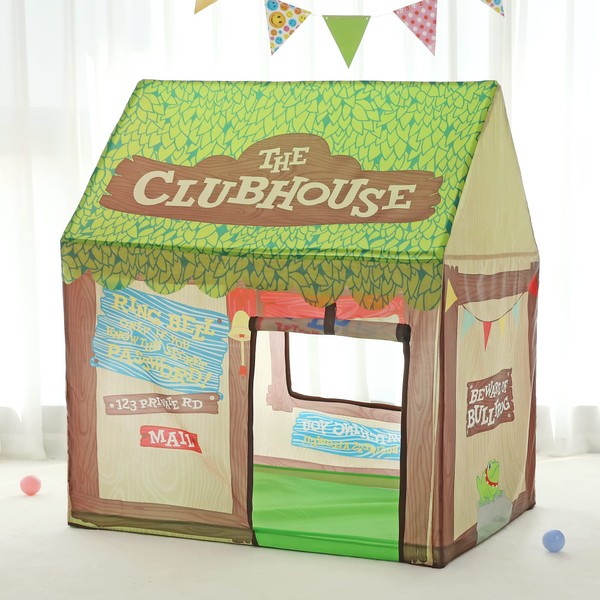 LimitlessFunN Clubhouse Kids Play Tent | Includes Star Lights &