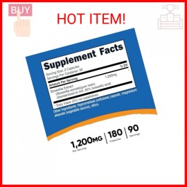 Nutricost Boswellia Extract Capsules (1,200 MG) (180 CAPS) - Gluten Free, Non-GM