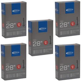 Schwalbe 700 x 18-28c Road Bike Inner Tubes - Presta 40mm Long Valve (Set of 5)