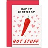Old English Co. Happy Birthday Hot Stuff Card - Funny