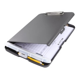 Homdolaser Clipboard Folder A4 File Board Binder Conference Pad Clipboard A4 Bi-Fold Clip File Portable Foldable Storage Divider Pen Holder Multi-functional Office Supplies Business Office Supplies Waterproof File Protection Black