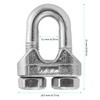 FUNSUEI 40 PCS 1/8 Inch M3 304 Stainless Steel Cable
