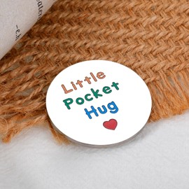 First Day Of School Gifts,Back to School Supplies for Students,Cute School Accessories for Son Daughter Back to School,Gifts for Freshman,Positive Pocket Hug Gifts,Birthday Gifts,Summer Gifts