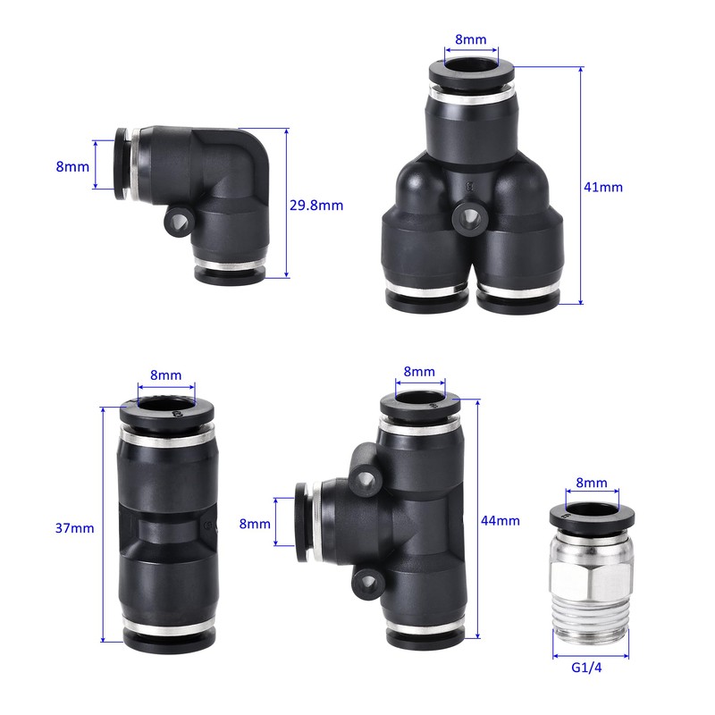 M METERXITY Air Hose Set - PU Pneumatic Hose with