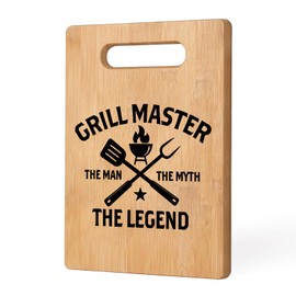 Orchroma Grill Master Cutting Boards for Kitchen, Grill Master Gifts for Men Chopping Board, Grilling Gifts for Men Dad Grandpa