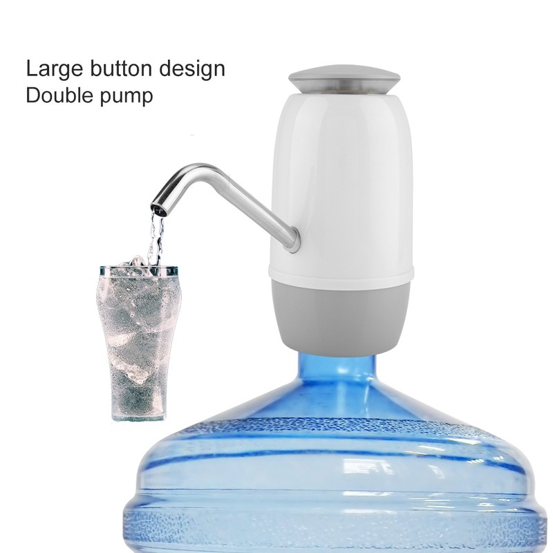 Portable USB Rechargeable Bottled Drinking Dual Water Pump Electric Dispenser