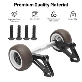daitoku RC Wheelie Bar Aluminum Adjustable Angle Wheelie Bar Upgrade Parts for for Arrma 1/8 Kraton 6S EXB AVC 4X4 RTR V6 - Black