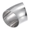 X AUTOHAUX OD 2 Inch 45 Degree Stainless Steel Bend