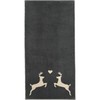 Cawö Home Hand Towels Alpenchic Edition Hirsche 6228 Granite 73