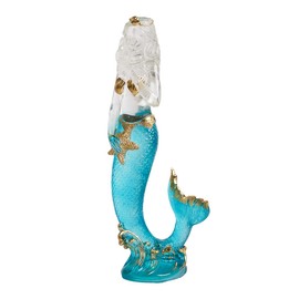 SEINHIJO Mermaid Statue Decor Modern Sculpture Woman Figurine Home Gifts Table Centerpiece Crafts Polyresin Arts 9.8inch