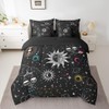 Erosebridal Sun and Moon Comforter Set 7 Piece Twin Size