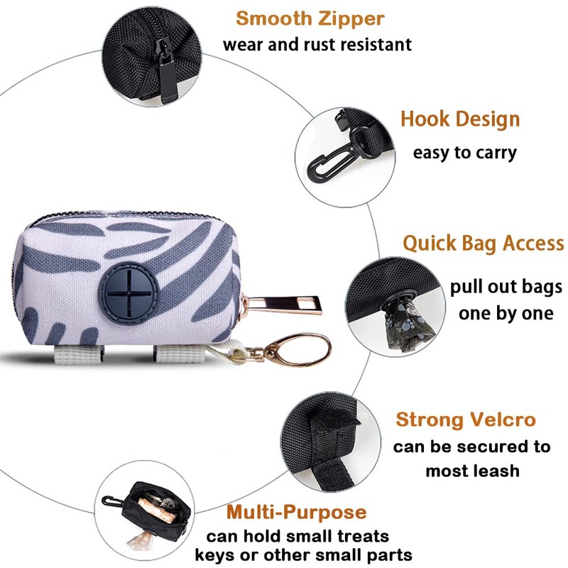 Love Dream Dog Waste Bag Dispenser (Grey Stripe)