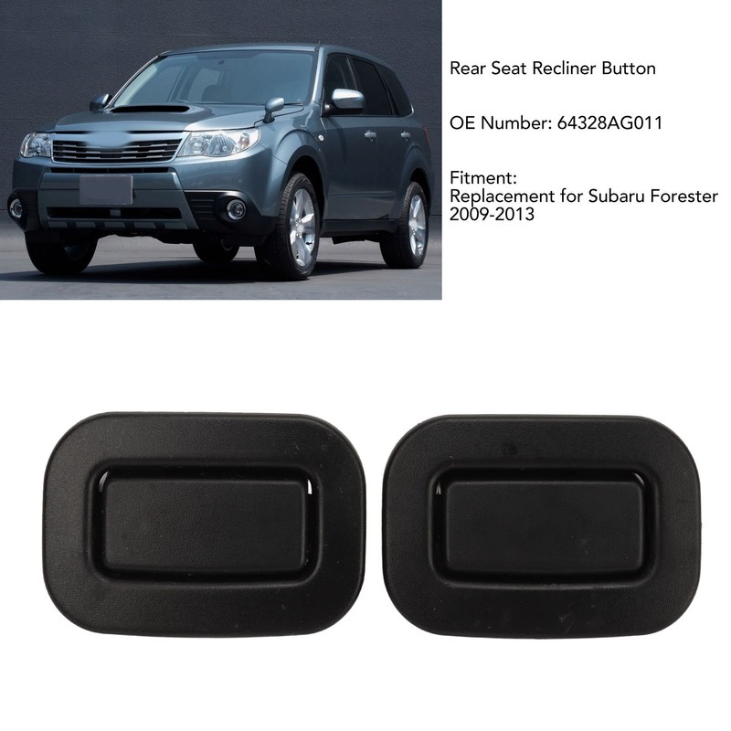2 Pcs Rear Seat Recliner Button 64328AG011 Recliner Adjust Button