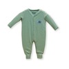 Baby 100% Cotton 3-Piece Coverall with Foldable Cuff and Feet,