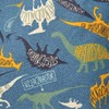 Kusuguru Japan KSM204-01 Dinosaur Pattern Kids Smock Blue 39.4 inches