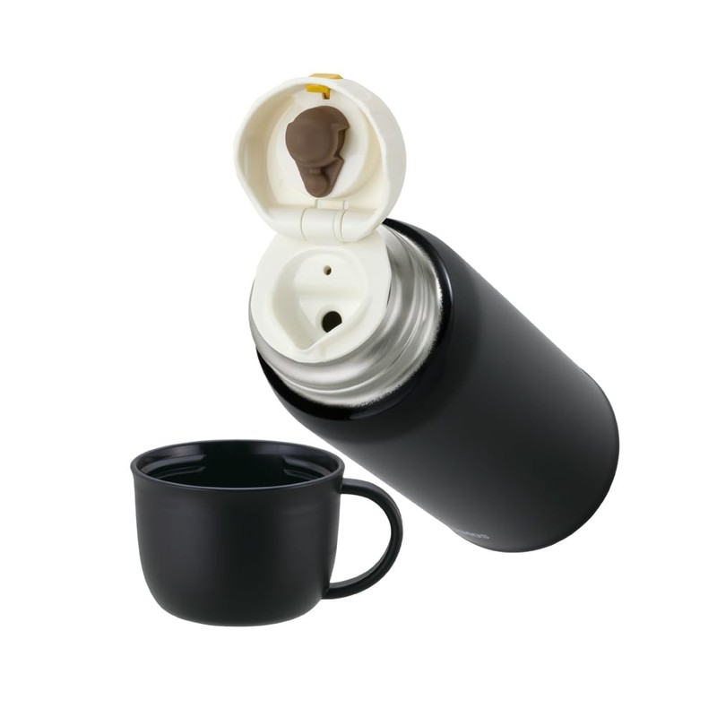 Thermos FJJ-802WF BEBK Vacuum Insulated 2-Way Bottle, 0.8L / 0.83L