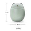 Mozacona Ceramic Jar Embossed Cat Candy Dish Sugar Bowl Storage