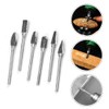 Mesee 10 Pieces Carbide Burr Set, Rotary Drill Bit Set,