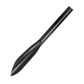 1Pcs Carbon Steel Pointed Shovel Leaf-Shaped Garden Trowel Weed Removal Spade Metal Hand Tools for Gardening, Camping, Backpacking