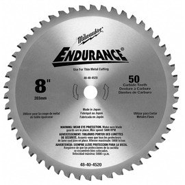 Milwaukee Electric - 8 CIRCULAR SAW METAL CUTTING 50 TEETH BLADE