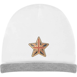 Azeeda 'Union Jack Star' Kids Slouch Hat (KH00035971) White