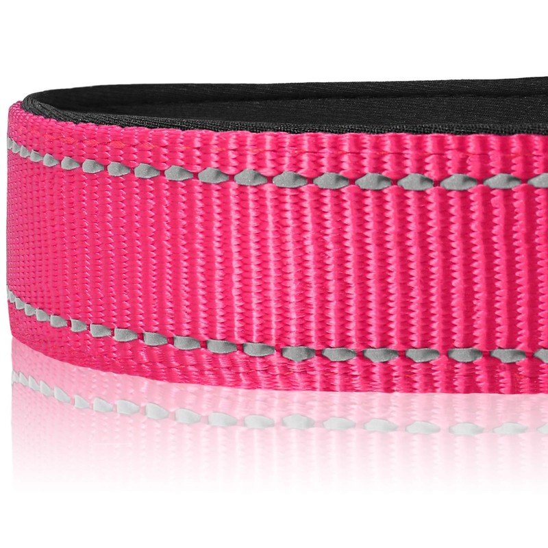 Joytale Reflective Dog Collar,Soft Neoprene Padded Breathable Nylon Pet Collar