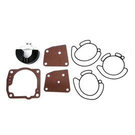 WINGOGO 438996 Carburetor Rebuild Kit with Float Replaces Johnson Evinrude OMC BRP V4 V6 90 100 105 115 150 175 HP Boat Motor Engine Carb repair Parts Sierra 18-7247 0438996 435442 436852 777719