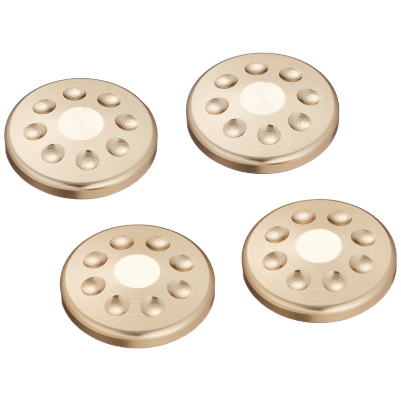 POSH 000820-12 Motorcycle Equipment Cap Bolt Cover for M8 Champagne