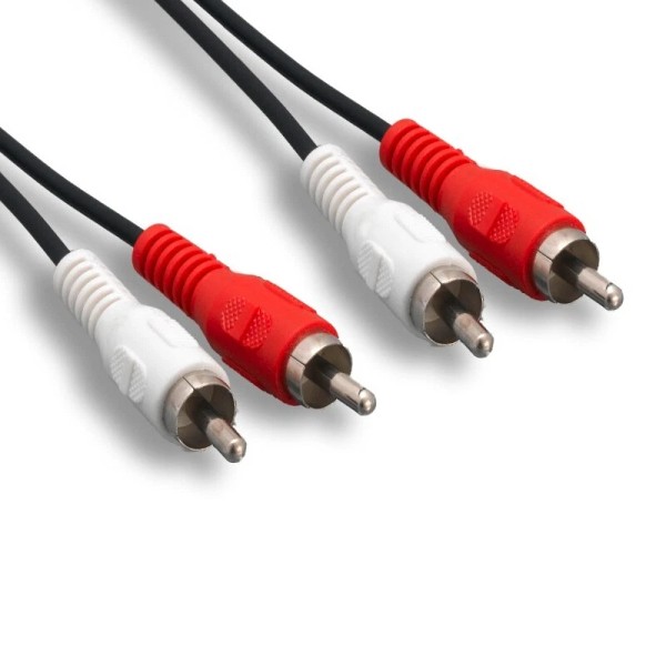 Kentek KNTK 6' 2-RCA Cable Male to Male for Stereo