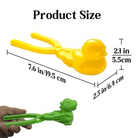 DHinkyoung 3 Pcs Sushi Molds Rice Mold, Snowball Maker, Creative Animals Mold Onigiri Mould, Duck Scoop Sushi Mold, 3D Rice Shaper Mold for Snowball, Riceball, Sushi, Croquettes (Dinosaur+Rabbit+Duck)