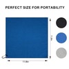 3 Pack 11.8"x11.8" Microfiber Golf Towels with Carabiner Clip, Quick-Dry